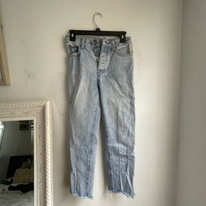 Brandy Melville Light Wash High-Waisted Mom Jean